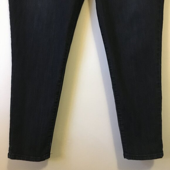 Democracy Dark Blue Denim 'Ab'solution Stretchy Banded Waist Jeans - Picture 5 of 16